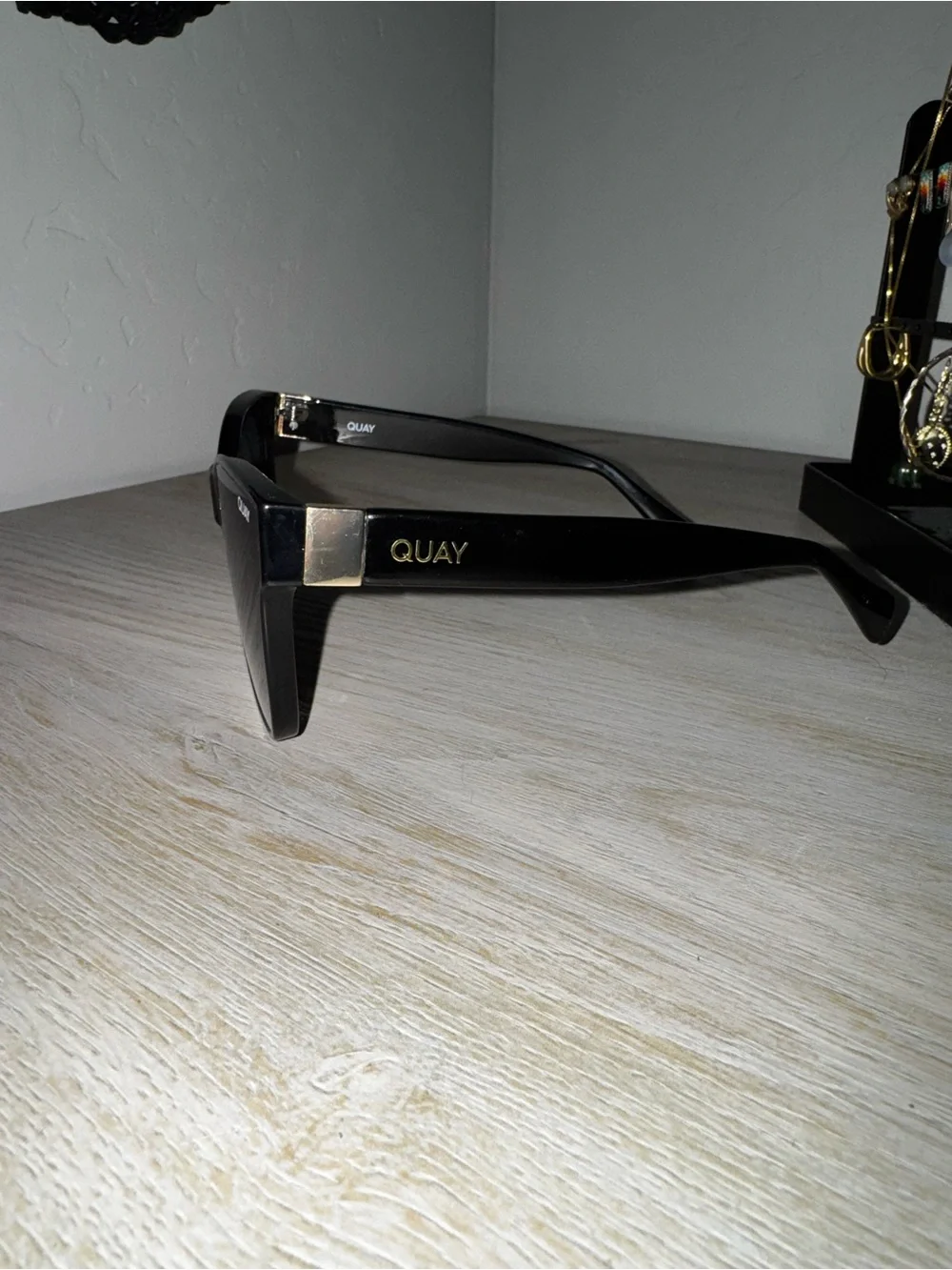 Quay Black Golf After Party Sunglasses